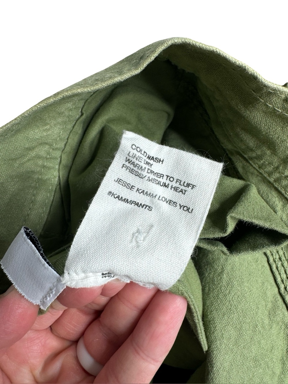 Jesse Kamm | Handy Pants in Olive Green 6 - Picture 9 of 12